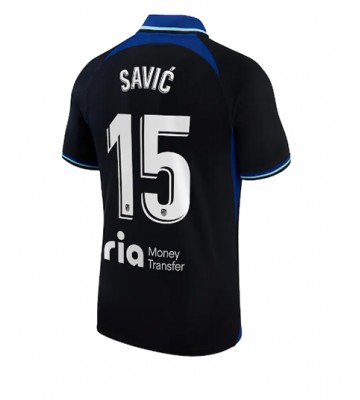 Atletico Madrid Stefan Savic #15 Bortedrakt 2022-23 Kortermet